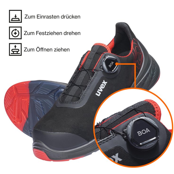 Sicherheitsschuhe mit BOA fit System