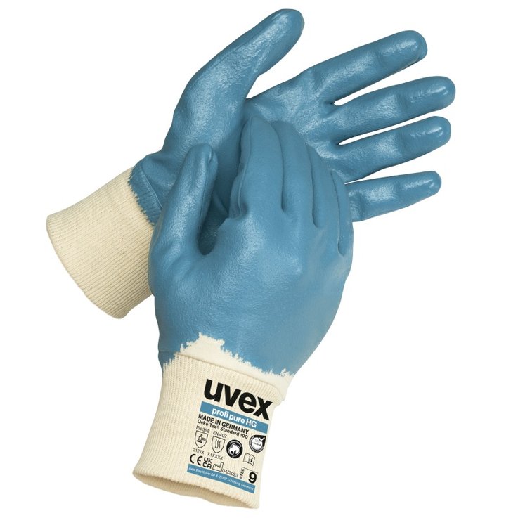 uvex profi pure safety glove with water grip