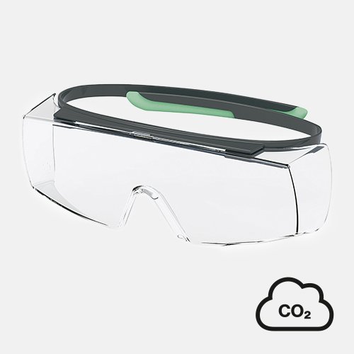 sustainable safety glasses uvex super OTG planet