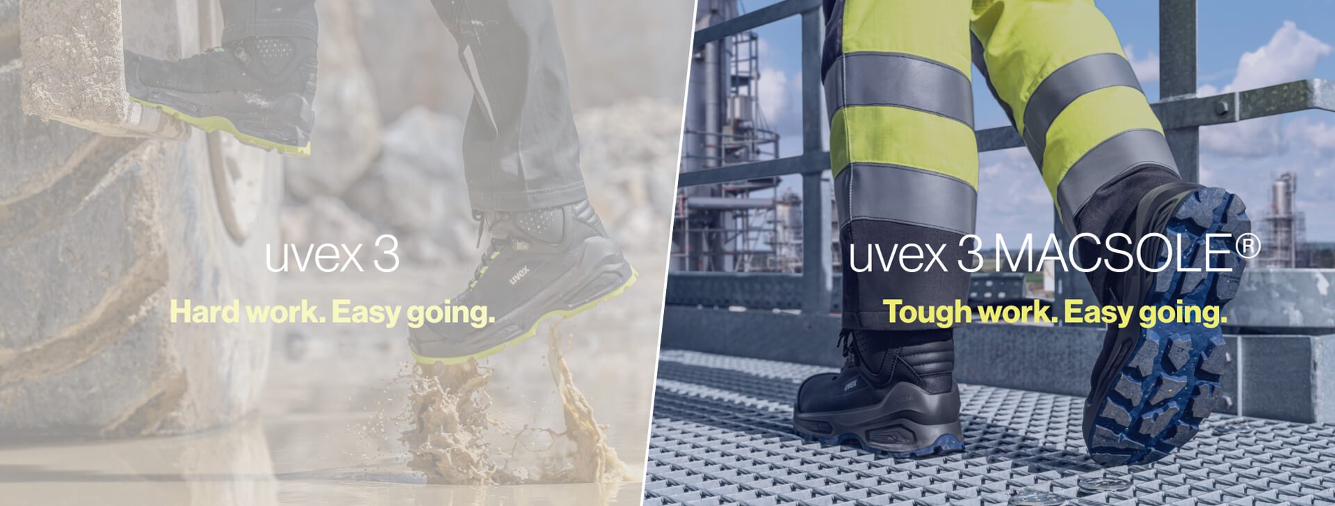 uvex 3 MACSOLE robuster Sicherheitsstiefel mit Rutschhemmung