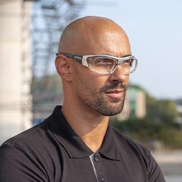 uvex prescription safety eyewear with plastic frames