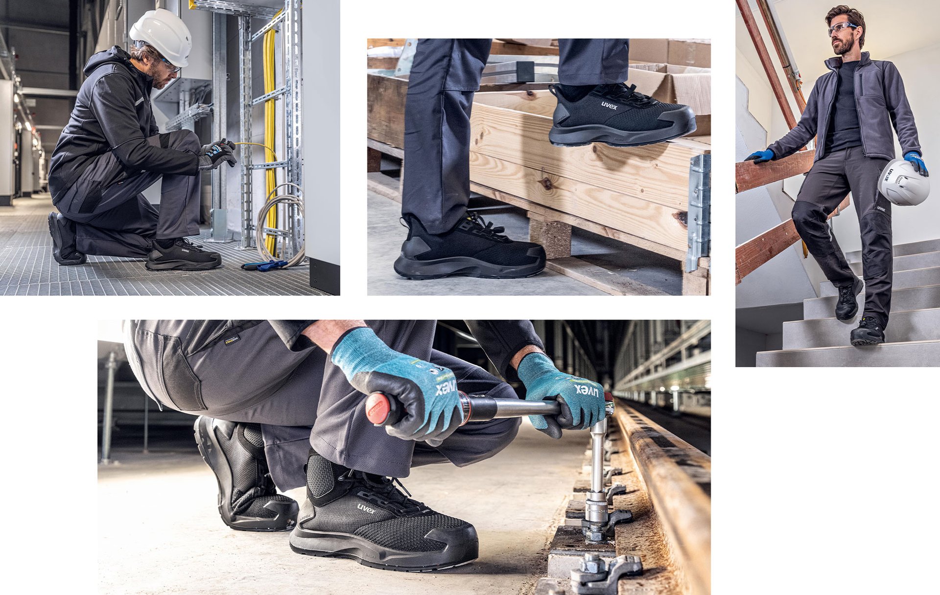 uvex 1 x-craft pro flexible safety shoes and lace-up boots