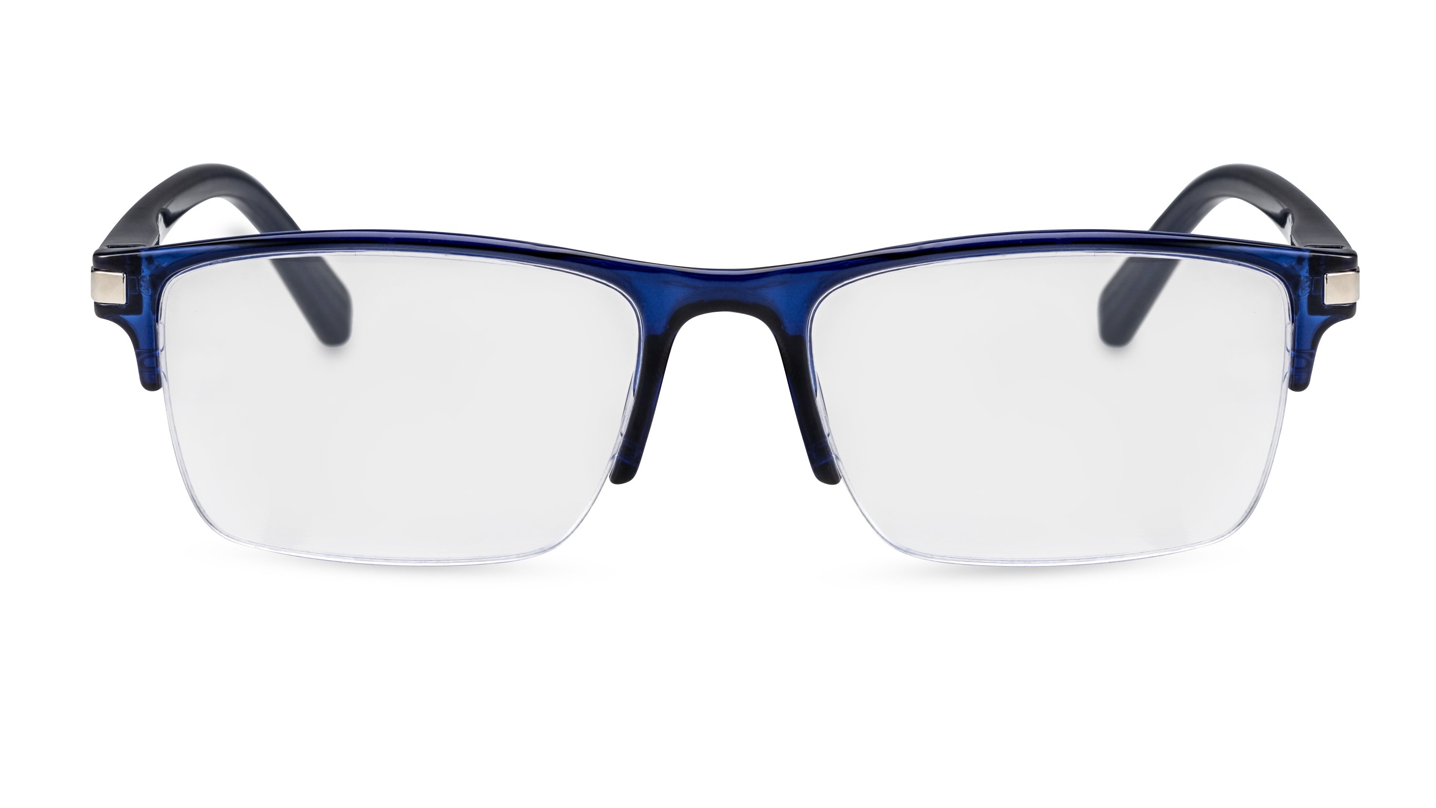 filtral reading glasses front view pisa blue