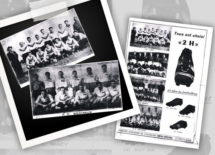 French football championship with Heckel shoes