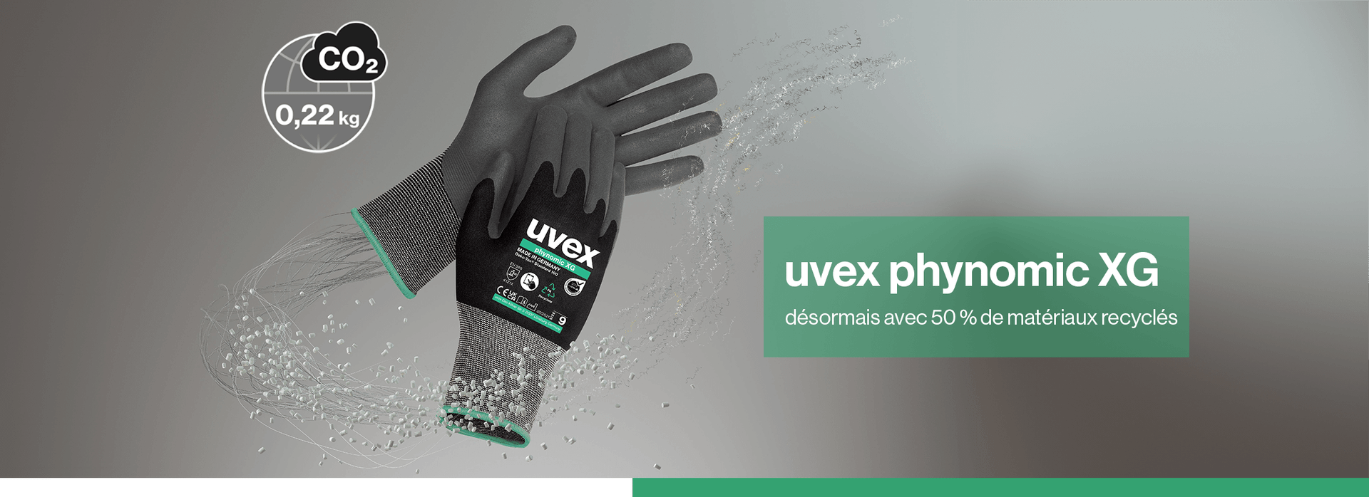 Gants phynomic XG planet avec fibres recyclées