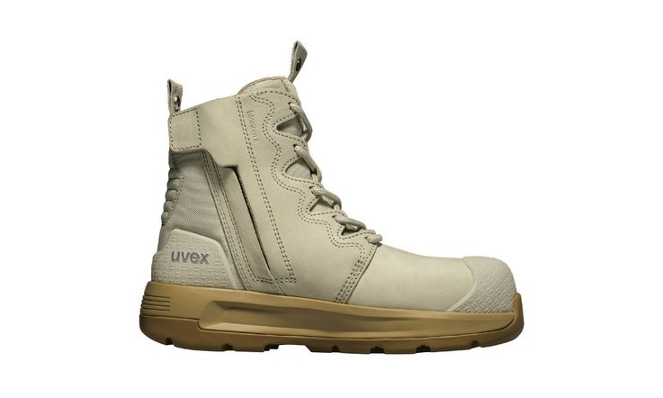 uvex 3 x-flow wmns zip cement women's work boots