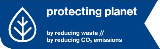 protecting planet by reducing waste and emissions