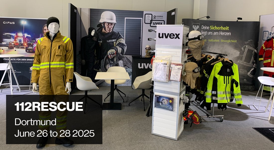 uvex at 112rescue 2025 fair in Dortmund