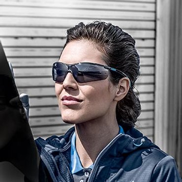 uvex safety eyewear with sunglare filter lens