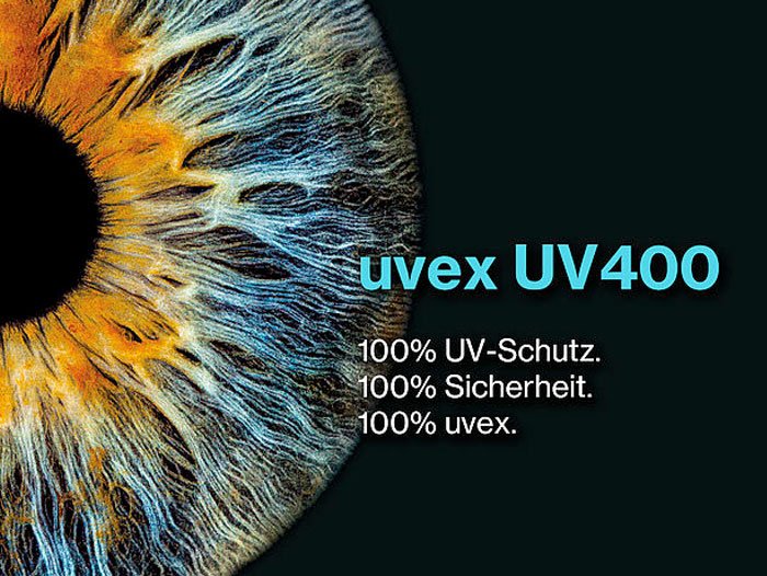 uvex UV protection for safety glasses