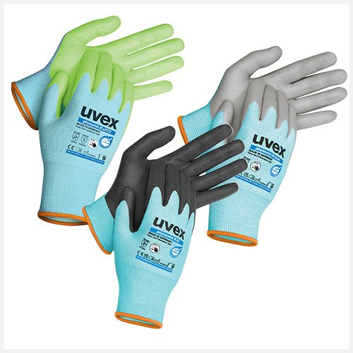 uvex phynomic Schnittschutzhandschuhe mit leichtem Schnittschutz Level B