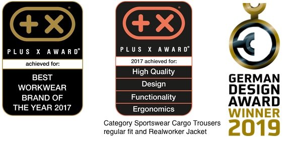 [Translate to Swedish:] Workwear from uvex safety offers premium quality – and is brand of the year 2017.