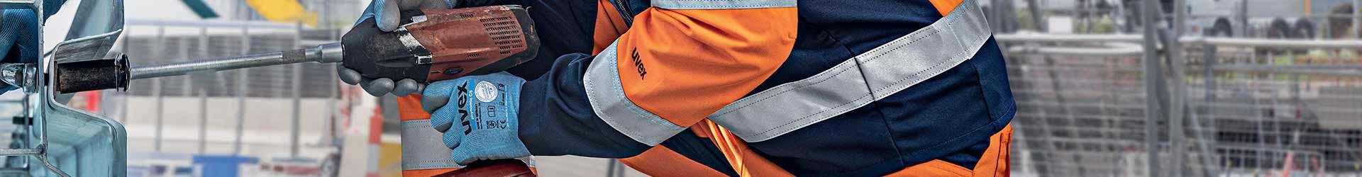 Safety gloves with cut level C and D