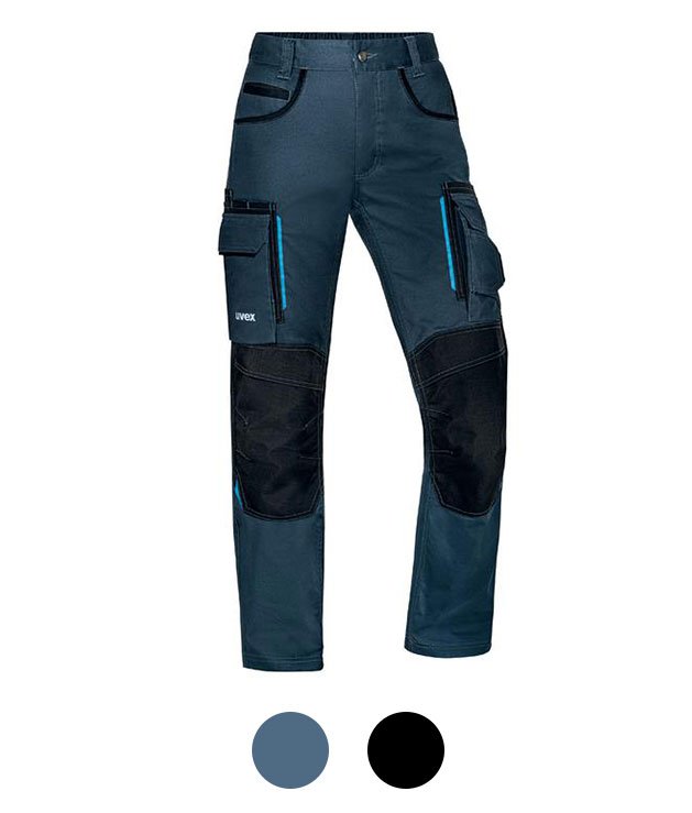 Lange Arbeitshose für Damen in blau