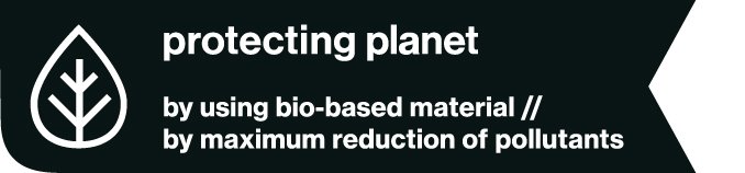 [Translate to French:] uvex protecting planet by using bio-based material and by maximum reduction of pollutants