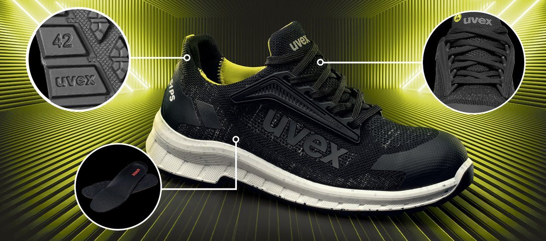 uvex 2 trend safety shoes with optimum fit