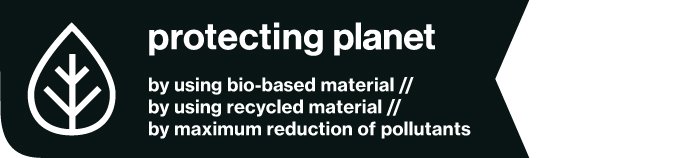[Translate to French:] uvex protecting planet by using bio-based and recycled material and by maximum reduction of pollutants