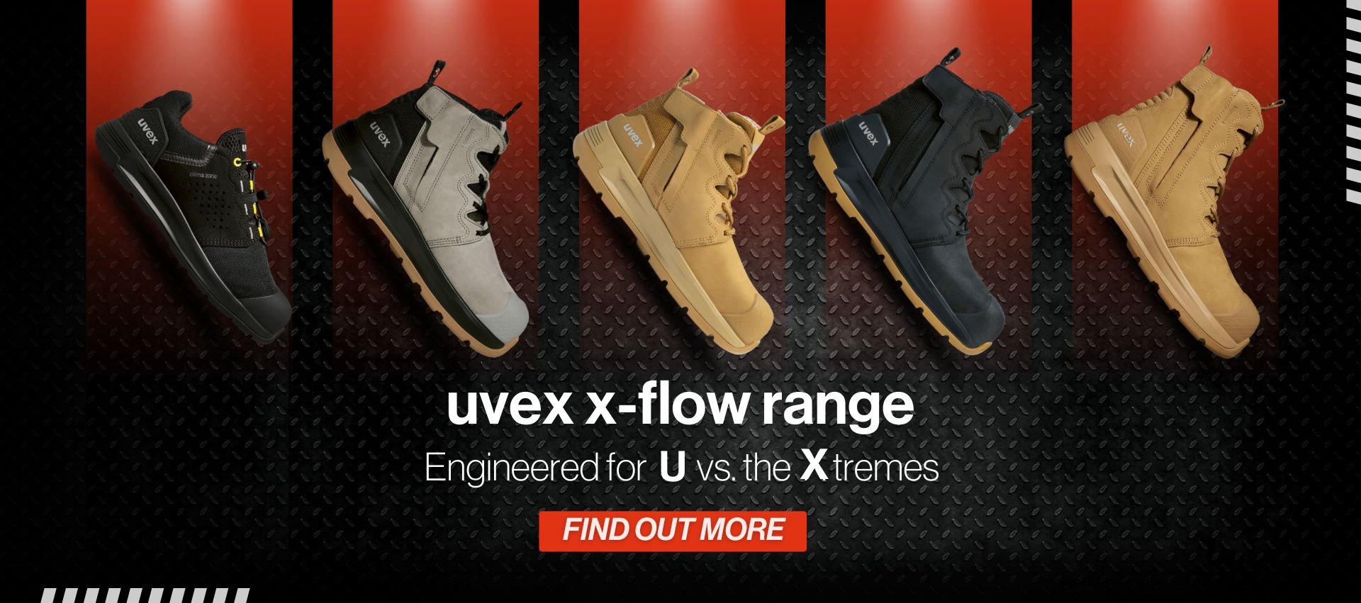 uvex x-flow website banner