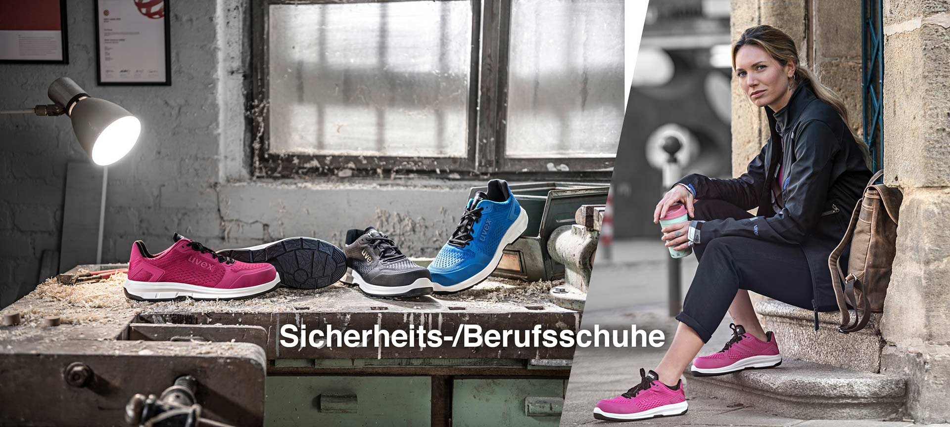 Sportliche Sicherheitsschuhe Sneaker Look - uvex 1 sport