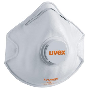 uvex silv-Air P2 disposable cup style mask with valve