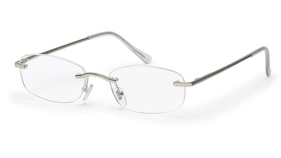 Rimless reading glasses style Hamburg for square faces