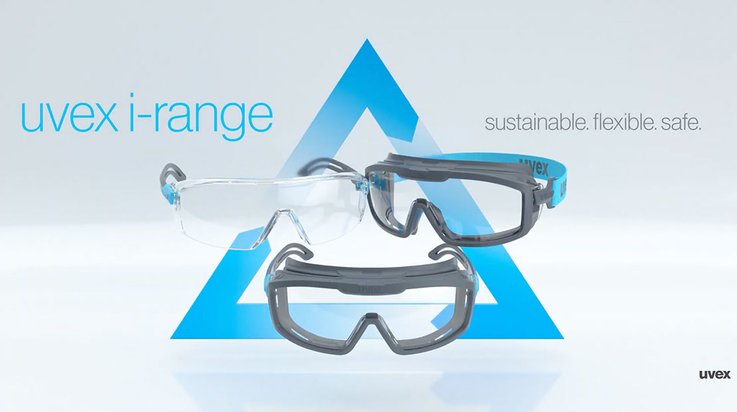 uvex i-range: 3-in-1 safety eyewear line – sustainable. flexible. safe.