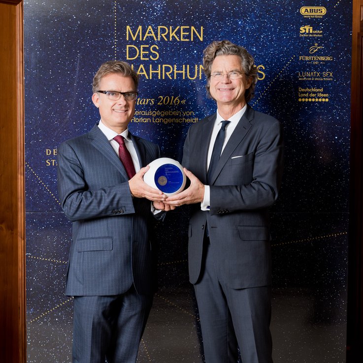 Preisverleihung Marke des Jahrhunderts 2016