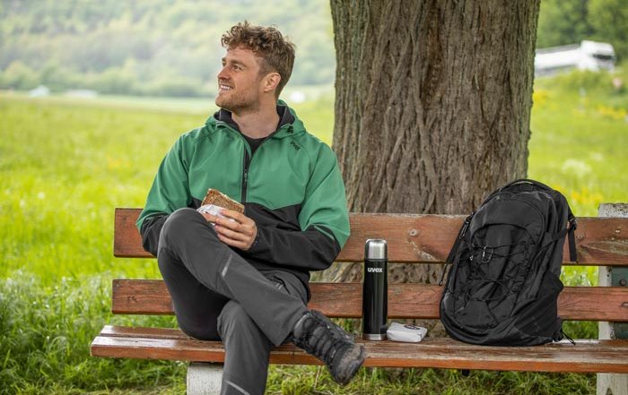 uvex Hardhöhe Softshelljacke in grün