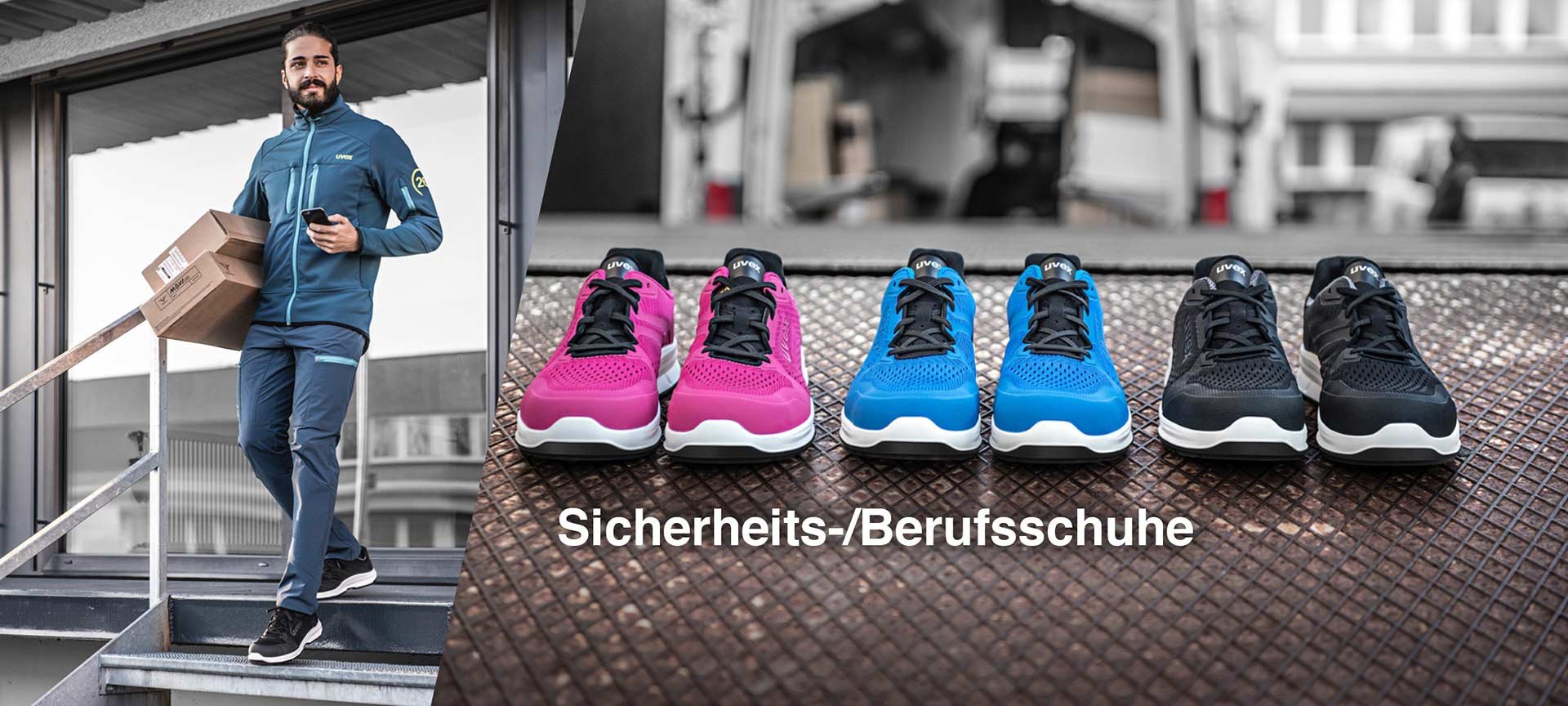 Sneaker Sicherheitsschuhe - uvex 1 sport