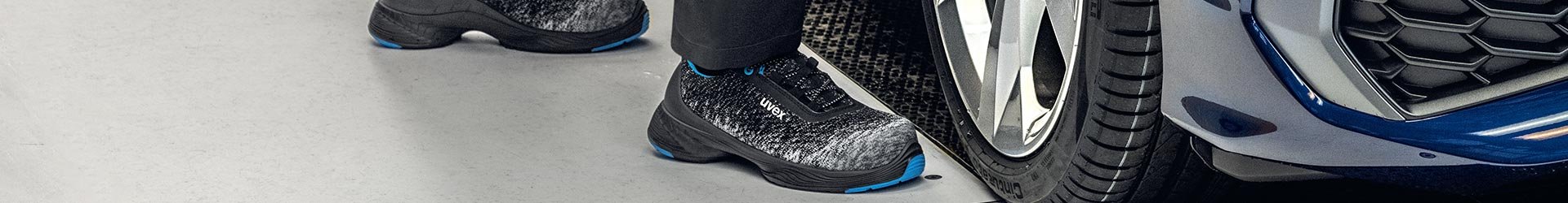 Breathable safety footwear from uvex