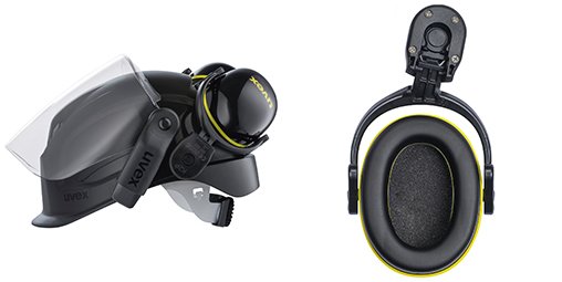 uvex pheos K2P magnet helmet earmuffs