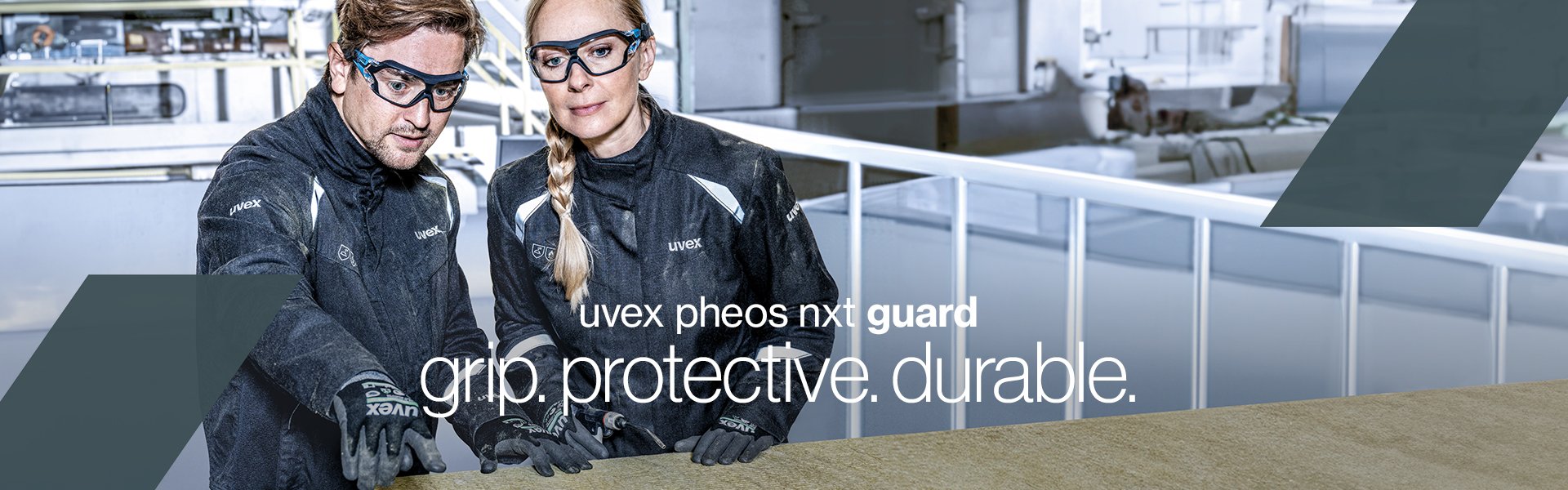 uvex pheos nxt guard Schutzbrille grip protective durable