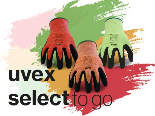 uvex SelectToGo 3 colour glove system