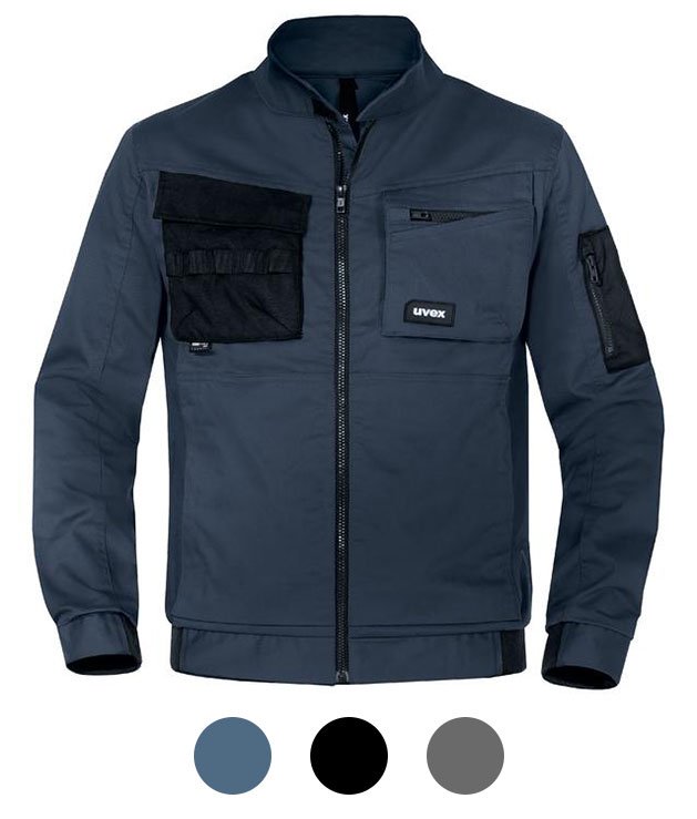 Profi-Arbeitsjacke für Herren in dunkelblau