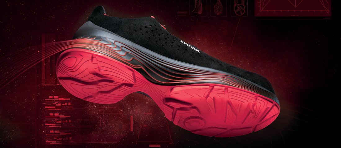 uvex i-PUREnrj Sicherheitsschuh-Technologie