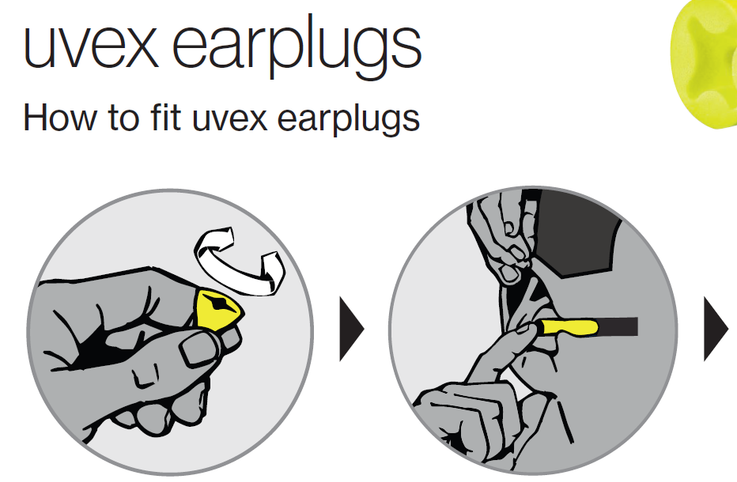 How to fit earplugs