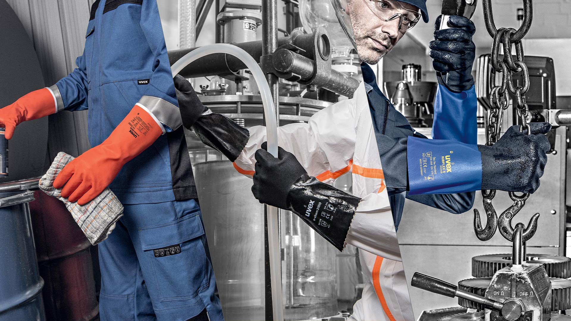 uvex chemical protection gloves