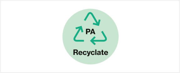 uvex phynomic xg planet safety glove, Polyamide recyclate, recycling, more sustainable materials