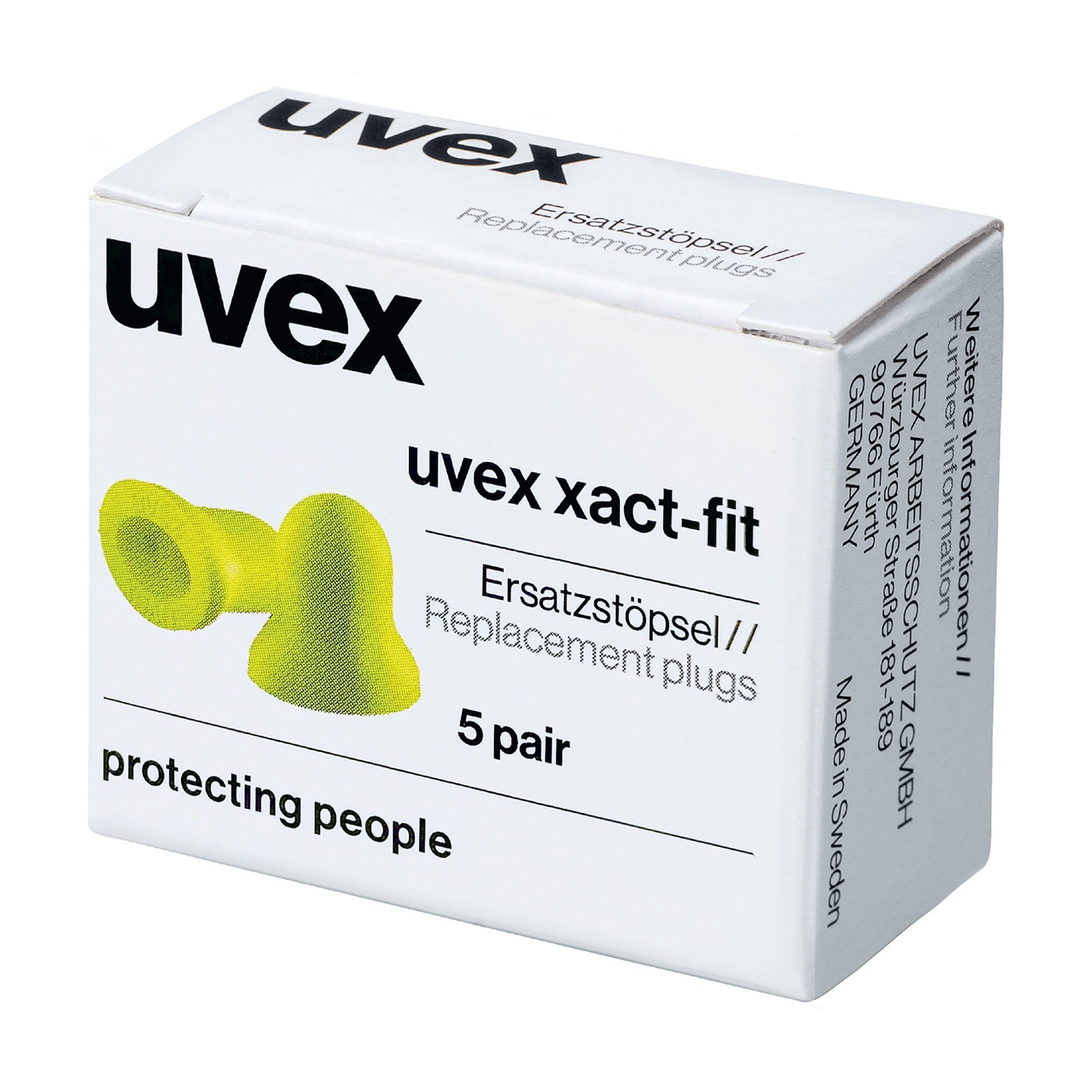 uvex xact-fit planet replacement earplugs