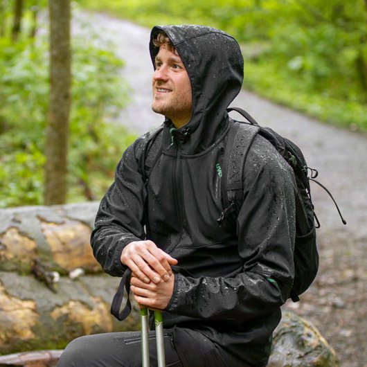 Sportliche und funktionale Softshelljacke