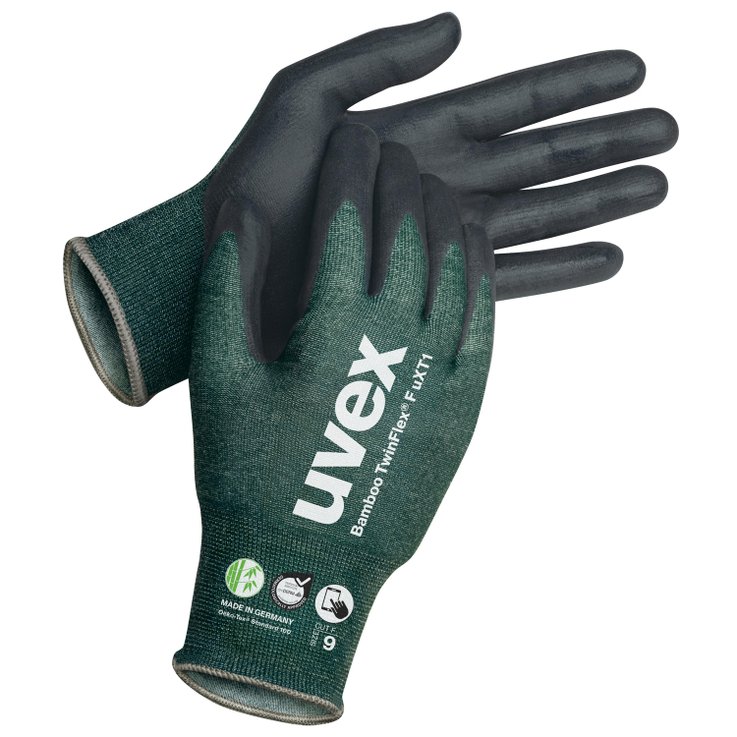 [Translate to French:] uvex Bamboo TwinFlex F UXT1 safety gloves