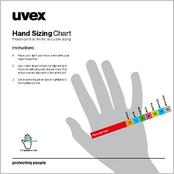 Download our hand sizing chart