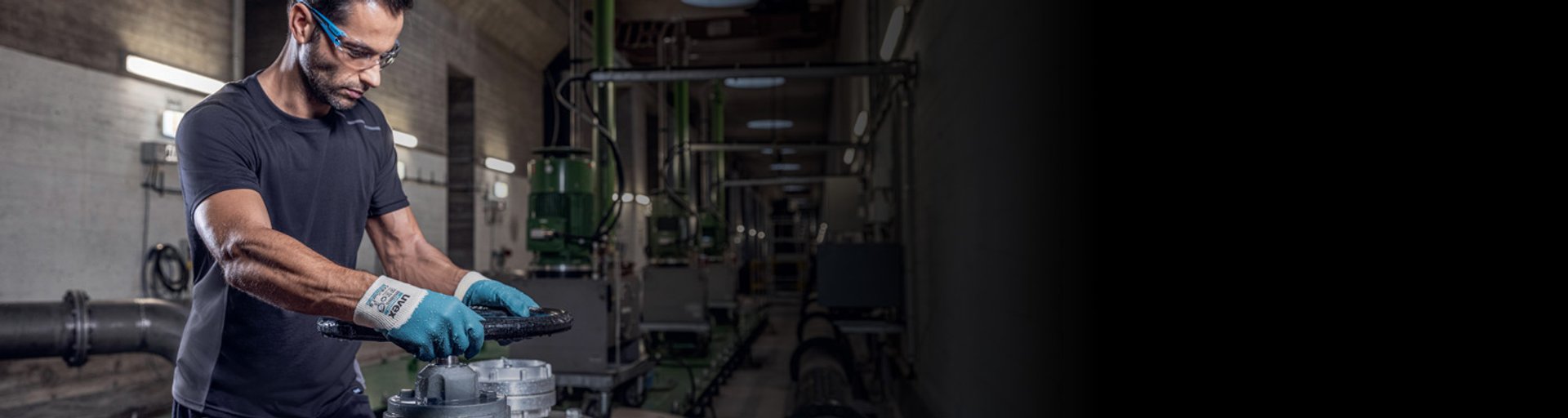 Gant de protection uvex profi pure avec adhérence optimale en milieu humide