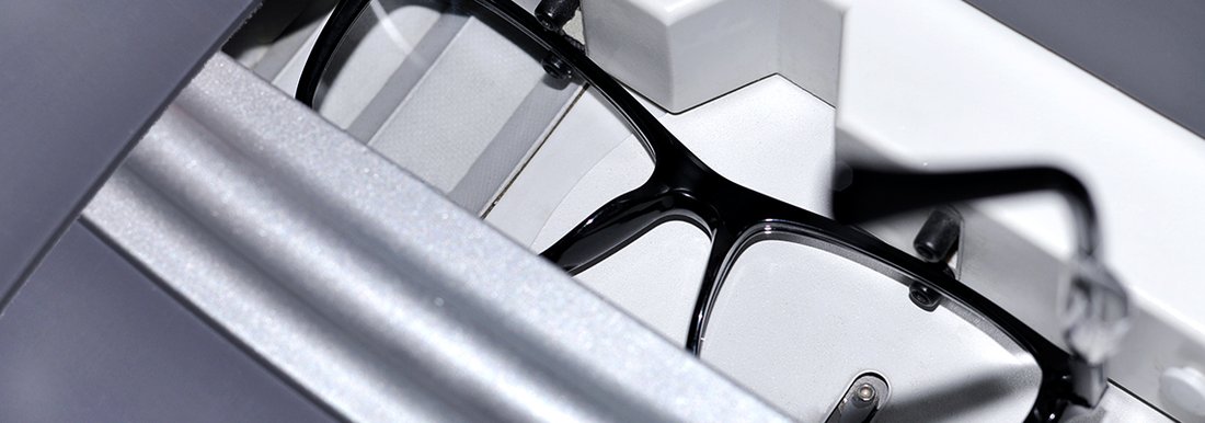 Example construction tests for reading glasses and sunglasses.