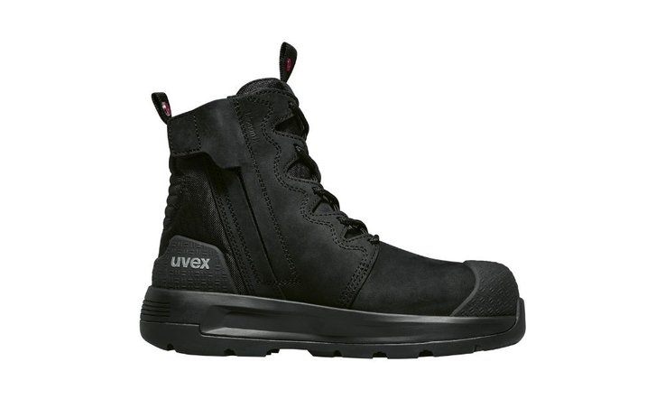uvex 3 x-flow wmns zip black women's work boots