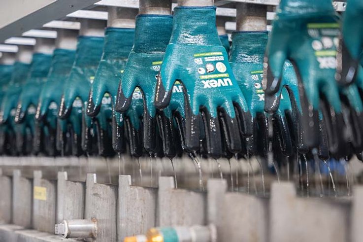 Solvent‑Free Glove Manufacturing