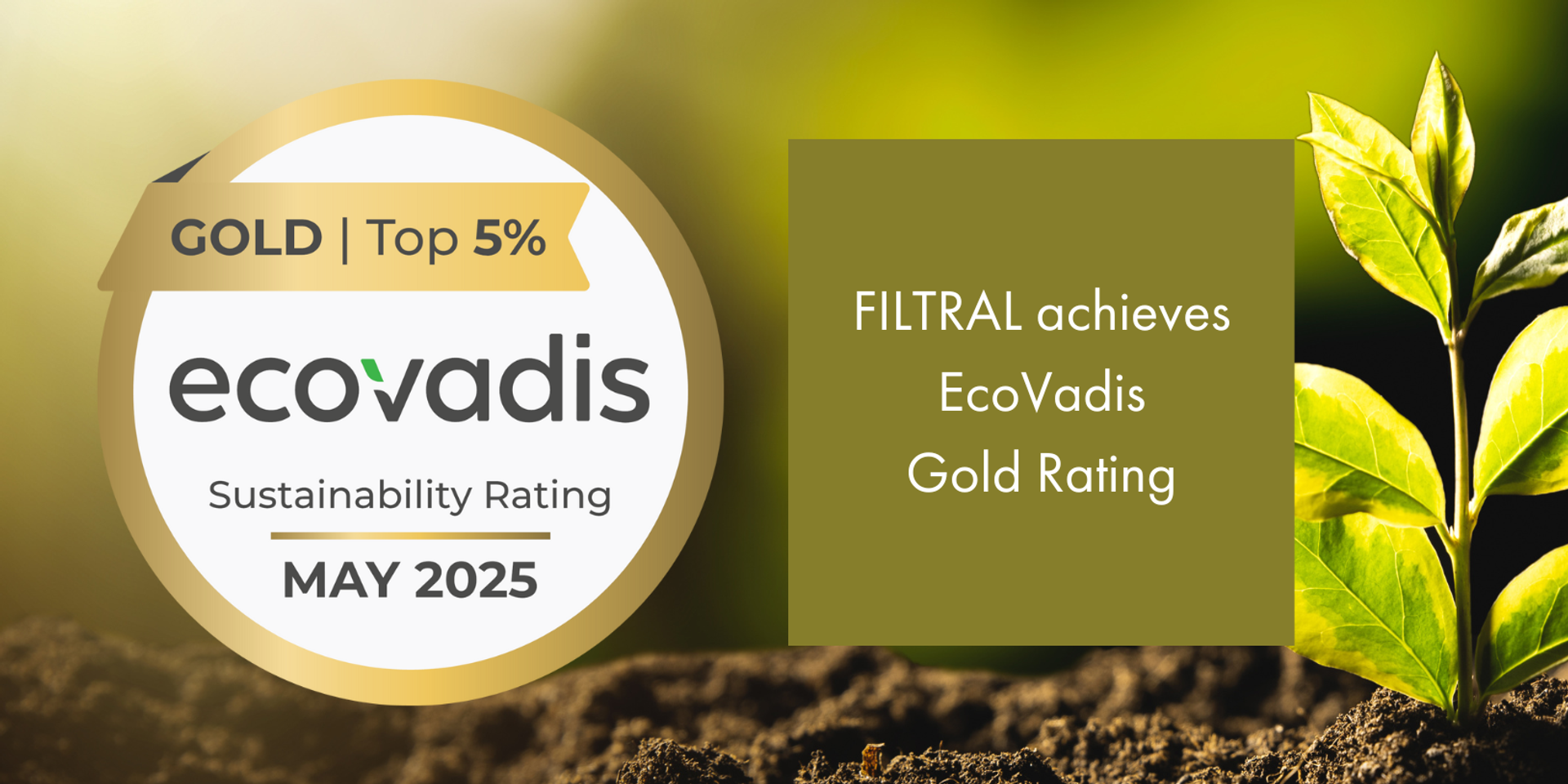 slider filtral ecovadis rating 2025