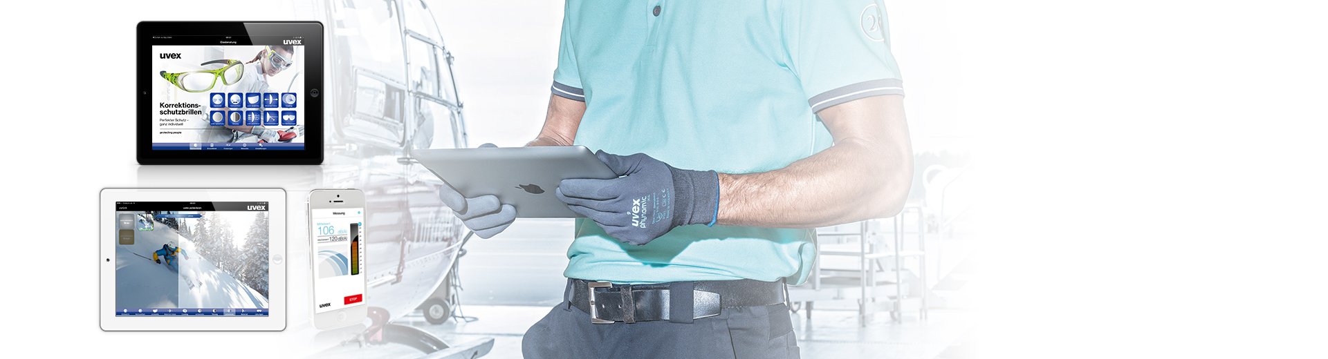 Applications mobiles d'uvex