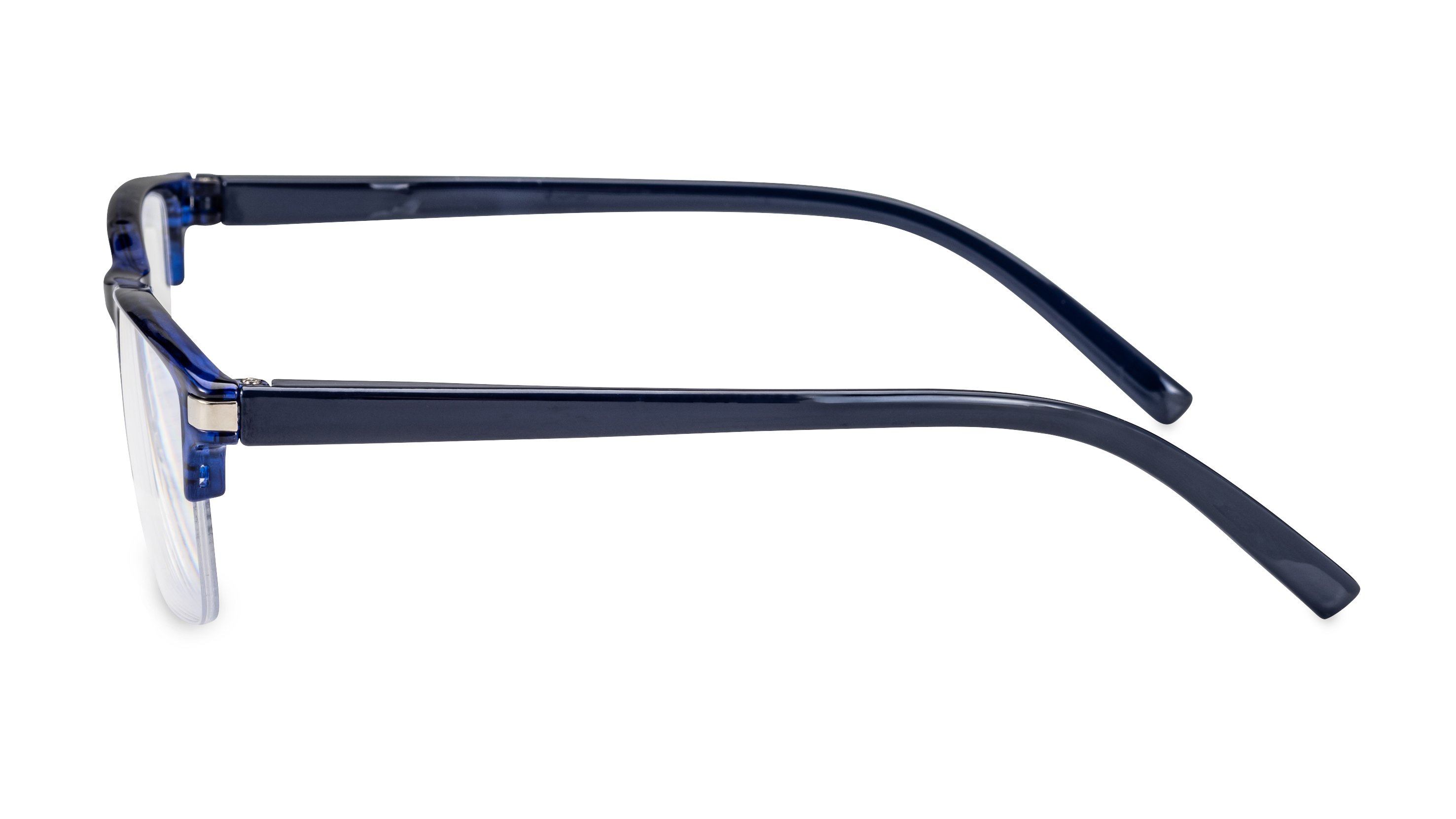 filtral reading glasses side view pisa blue