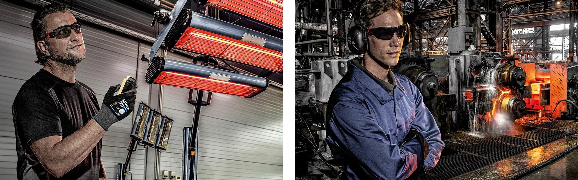 uvex infrared protection safety glasses for industry